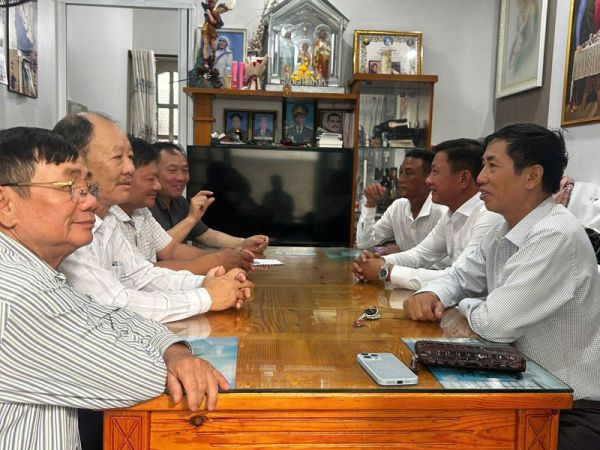 Ban điều hành Hội Thầu Xây Dựng VT-HCM thăm hỏi động viên Nhà thầu xây dựng NGUYỄN VĂN LƠ