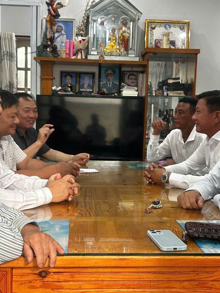 Ban điều hành Hội Thầu Xây Dựng VT-HCM thăm hỏi động viên Nhà thầu xây dựng NGUYỄN VĂN LƠ