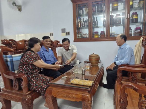 Ban điều hành Hội Thầu Xây Dựng VT-HCM thăm hỏi động viên Nhà thầu xây dựng NGUYỄN CÔNG TRIỆN