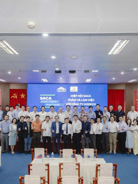 Phó chủ tịch Hội Thầu Xây Dựng VT - HCM ông TRẦN VĂN NGHỆ dự hội nghị tại Công Ty Cổ Phần Phát Triển Nhà - Hodeco Cop