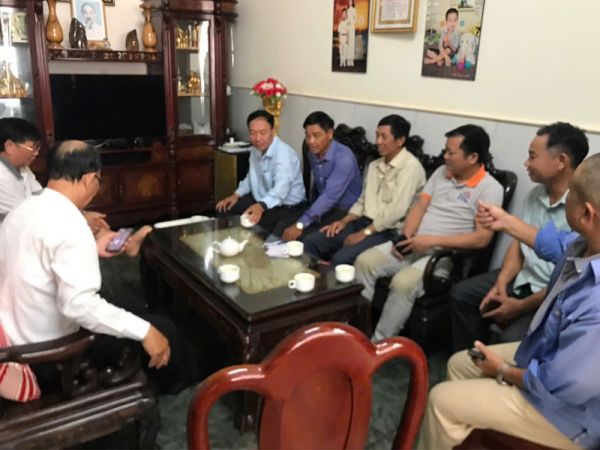 Ban điều hành Hiệp hội thầu xây dựng (HHTXD) VT - HCM thăm và động viên thành viên hiệp hội