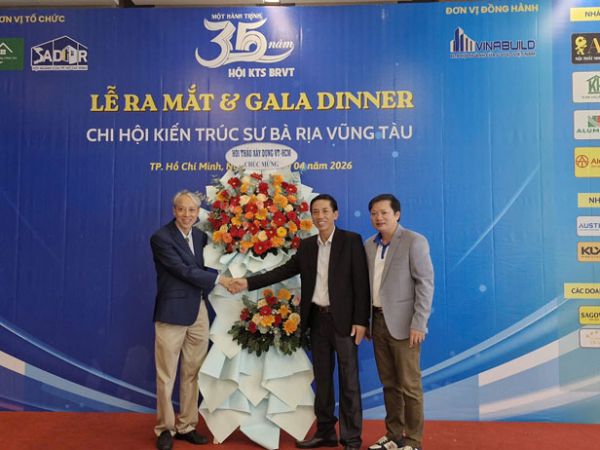 Hội Thầu Xây Dựng VT-HCM tham dự Lễ ra mắt Chi Hội Kiến Trúc Sư Vũng Tàu