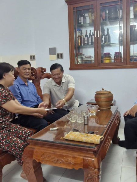 Ban điều hành Hội Thầu Xây Dựng VT-HCM thăm hỏi động viên Nhà thầu xây dựng NGUYỄN CÔNG TRIỆN