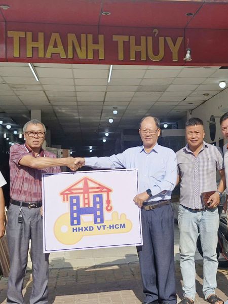 BCH Hội thầu xây dựng VT - TP.HCM thăm CÔNG TY TNHH XÂY DỰNG TÂN TIẾN THÀNH