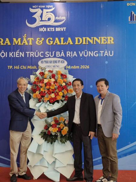 Hội Thầu Xây Dựng VT-HCM tham dự Lễ ra mắt Chi Hội Kiến Trúc Sư Vũng Tàu